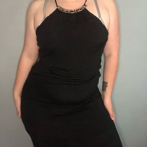 Lily Rose Black Maxi Dress